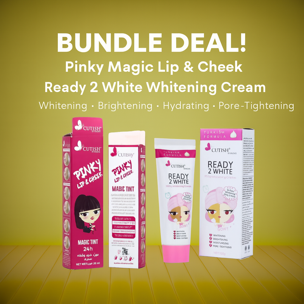 Glow & Blush Combo – Pinky Magic + Ready 2 White Cream