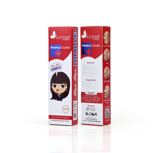Cutish Pimple Facial Foam + Pimple Cream Deal