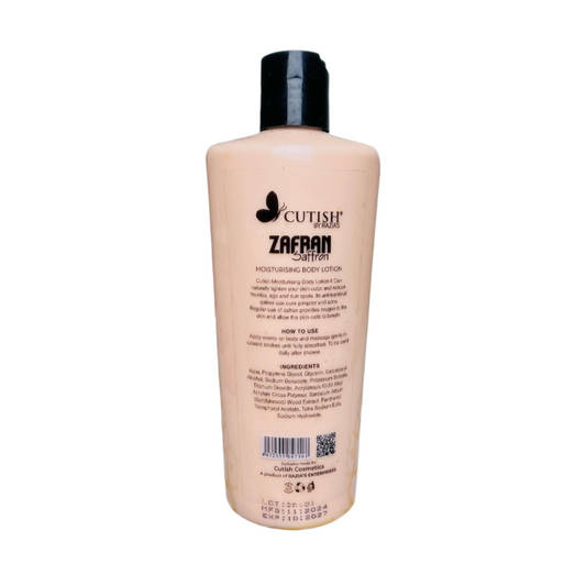 Cutish Zafran Moisturizing Lotion