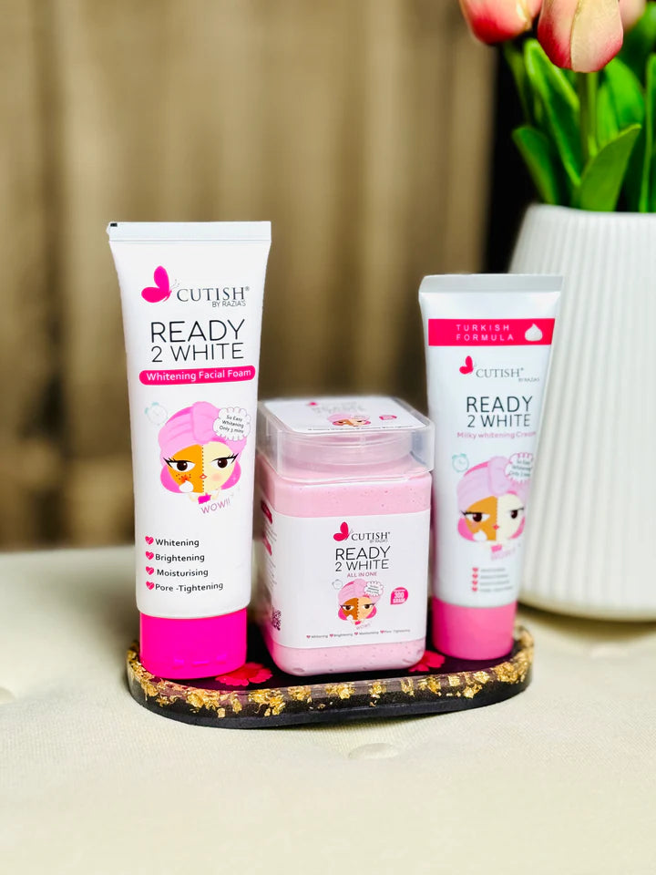 Cutish Ready 2 White Combo