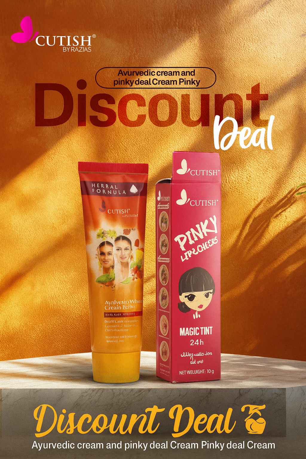 Ayurvedic Glow Kit + Pinky Lip & Cheek Tint (Discount Deal)