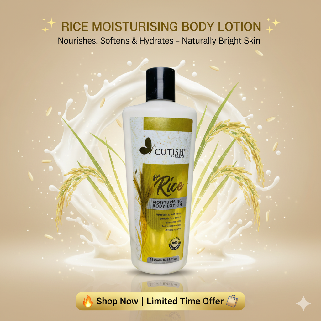 Cutish Rice Moisturizing Lotion
