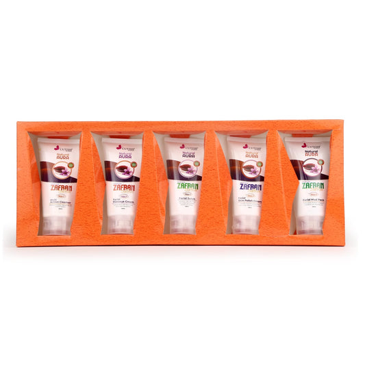 Whitening Zafran Saffron Faical Kit In 5 Steps