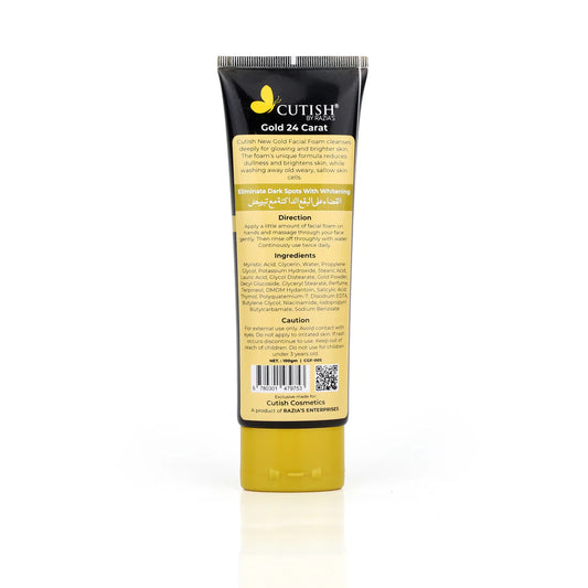 Gold 24 Carat Facial Foam