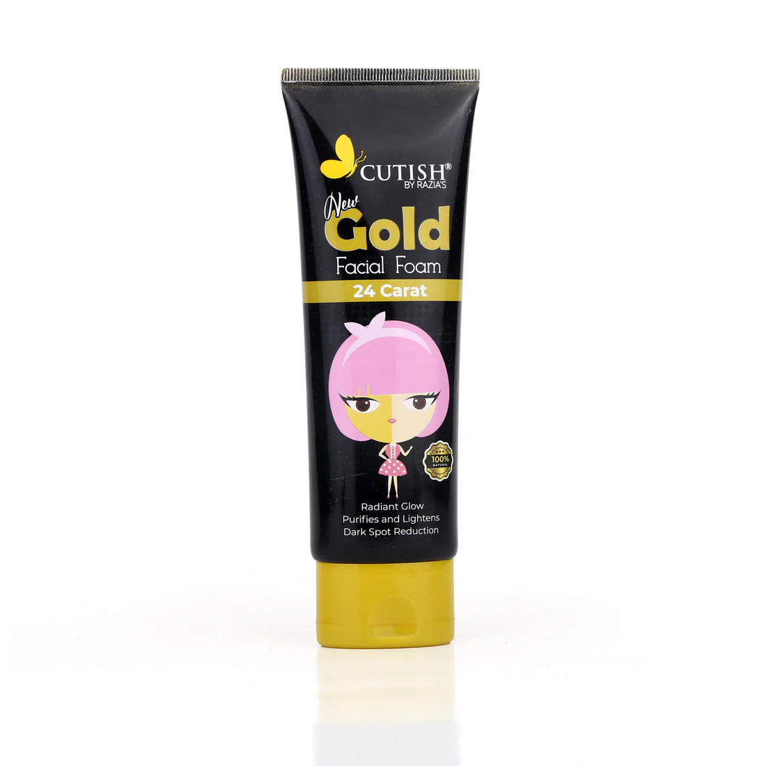 Gold Facial Foam + Gold Whitening Cream Bundle Deal