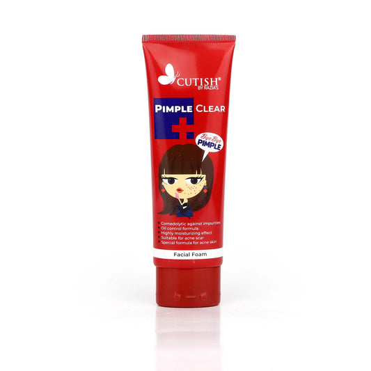 Cutish Pimple Clear Facial Foam Bye Bye Pimple