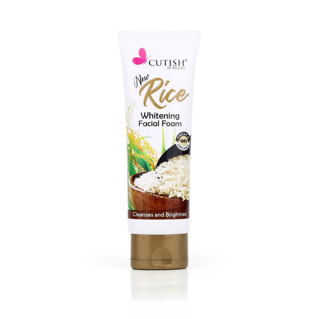 Rice Whitening Facial Foam