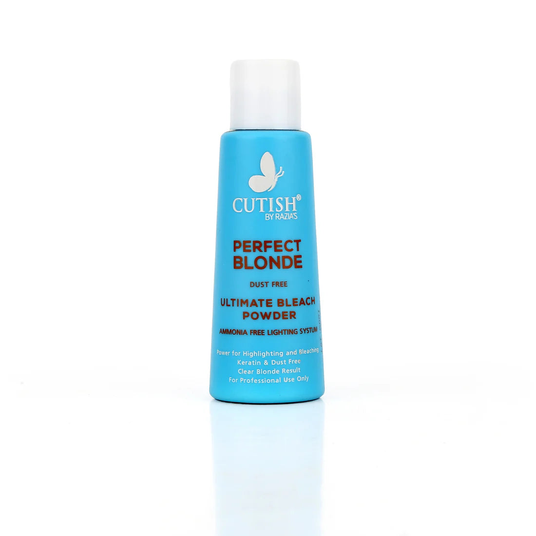 Cutish Cream Bleach Set Oxydant Creme / Cream Shiny Blonde Developer and Perfect Blonde Dust Free Ultimate Bleach Powder