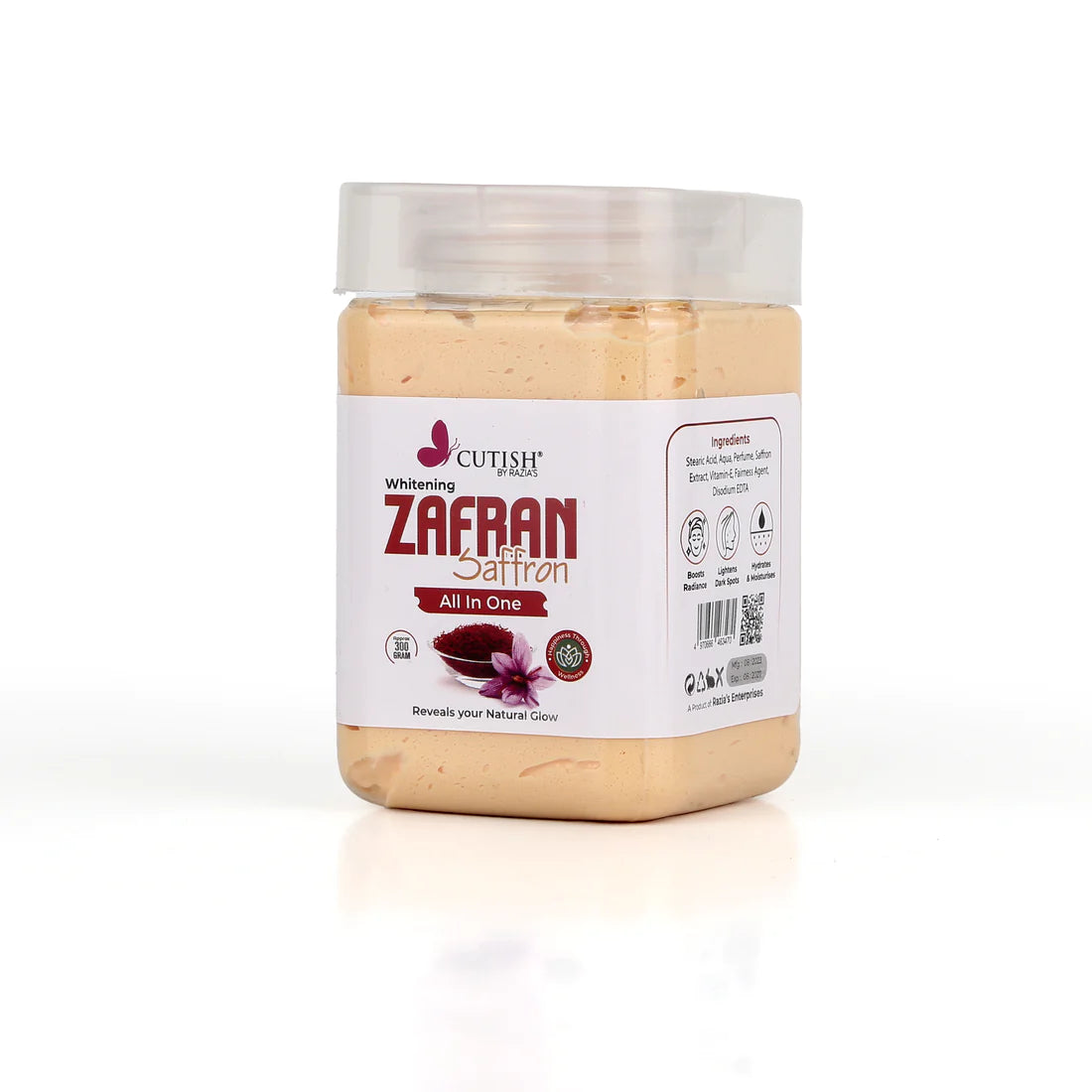 Cutish Whitening Zafran All In One Facial & Zafran Facial foam Deal