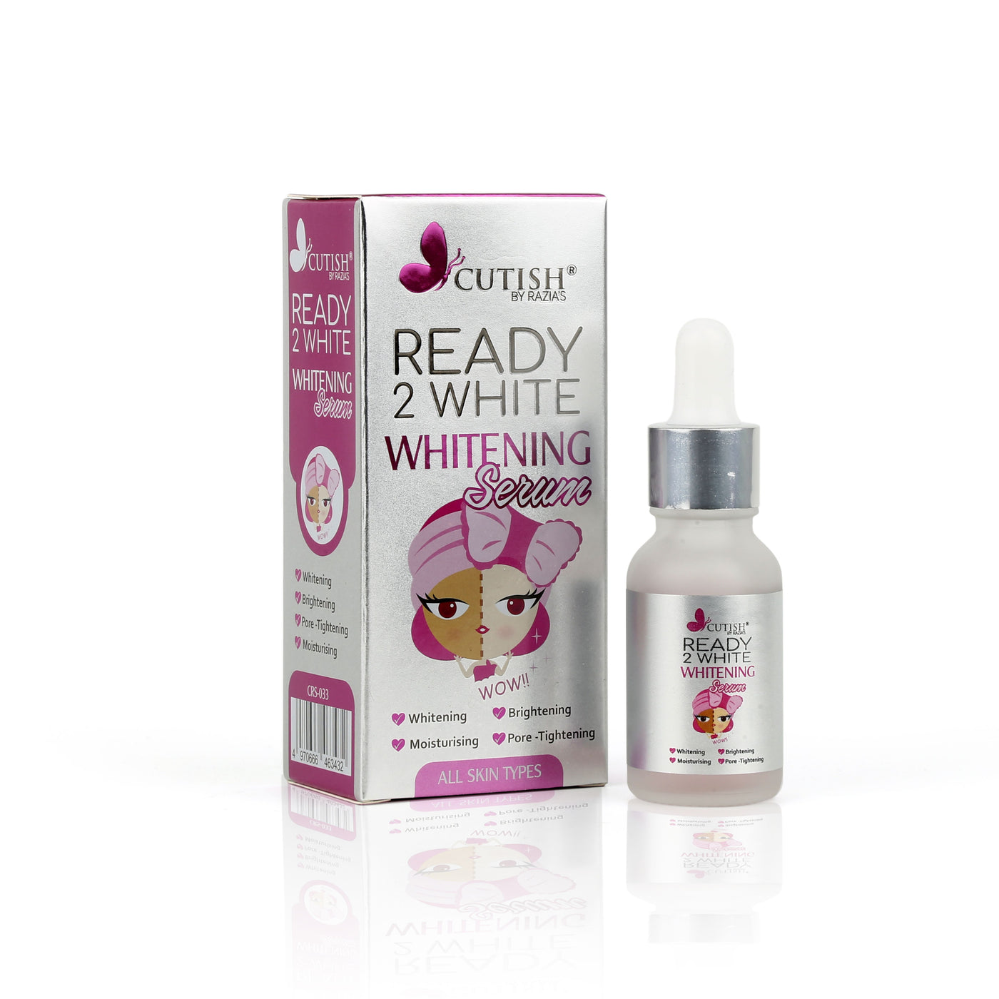 Cutish Whitening Glow Combo + Original Rumba Perfume Gift