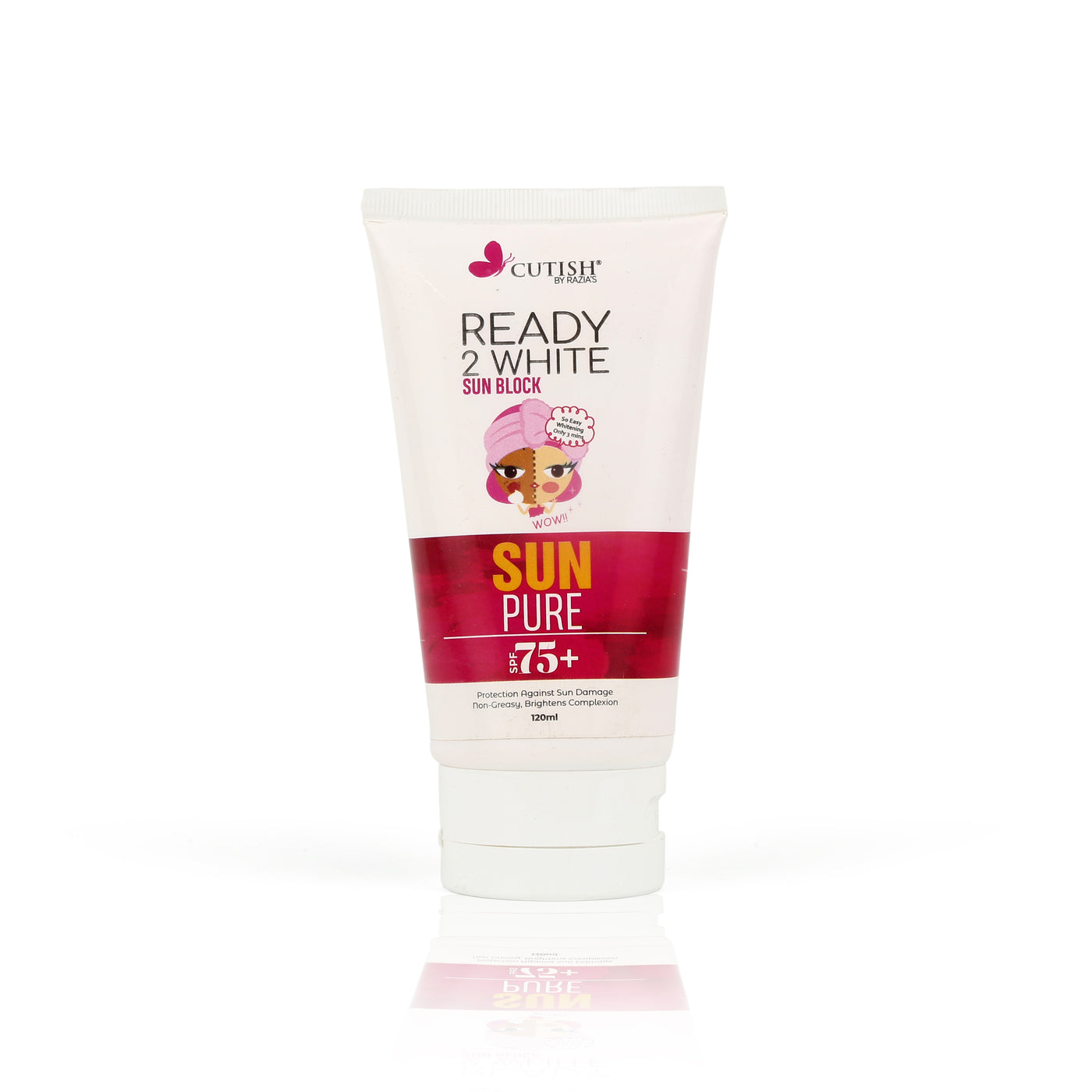 Ready To White Sunblock SPF 75+