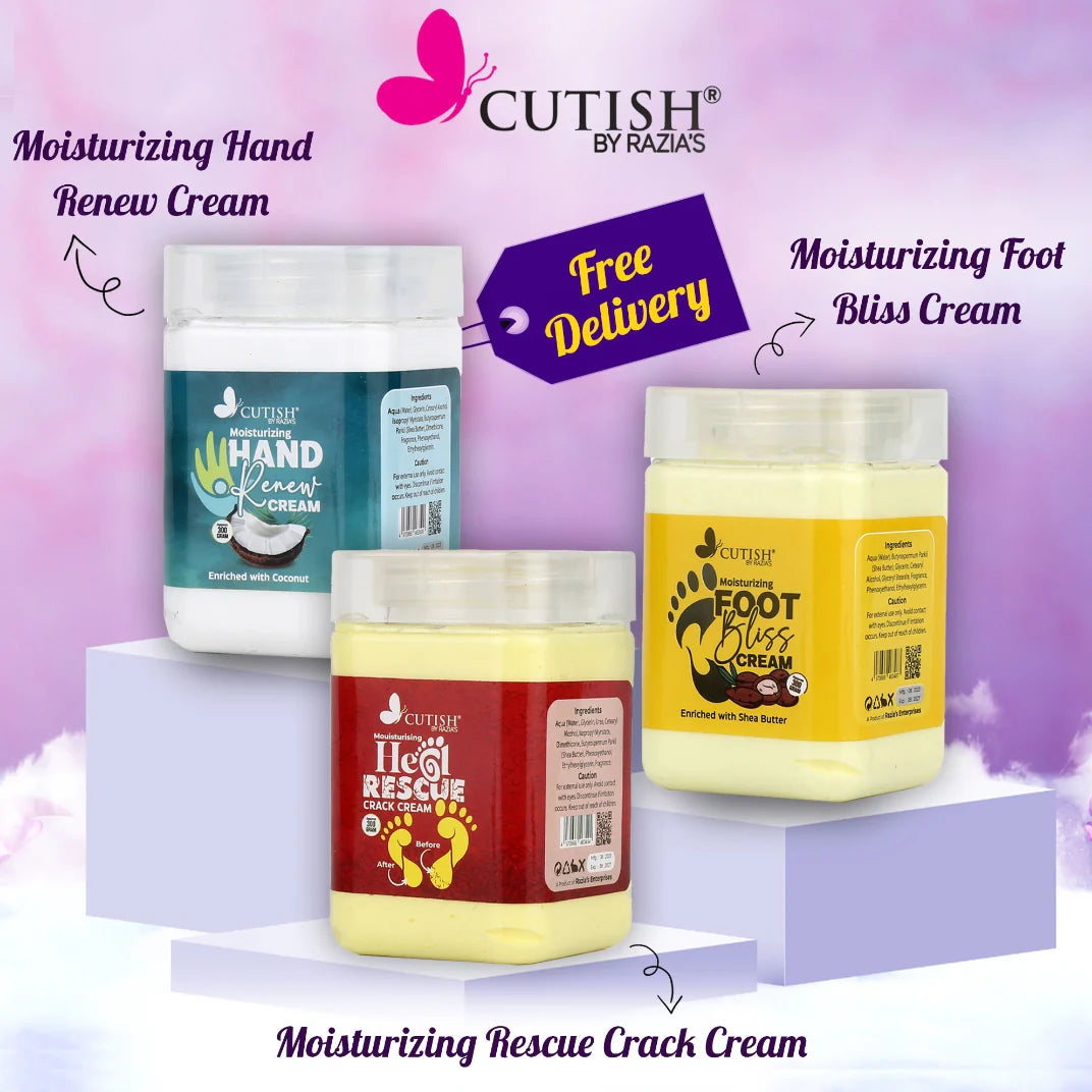 CUTISH 3IN1 DEAL HAND FOOT HEEL CREAM