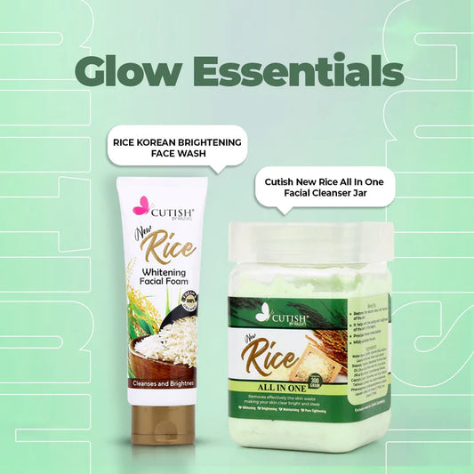 Rice Facial Foam + Rice All In One Facial Bundle Deal