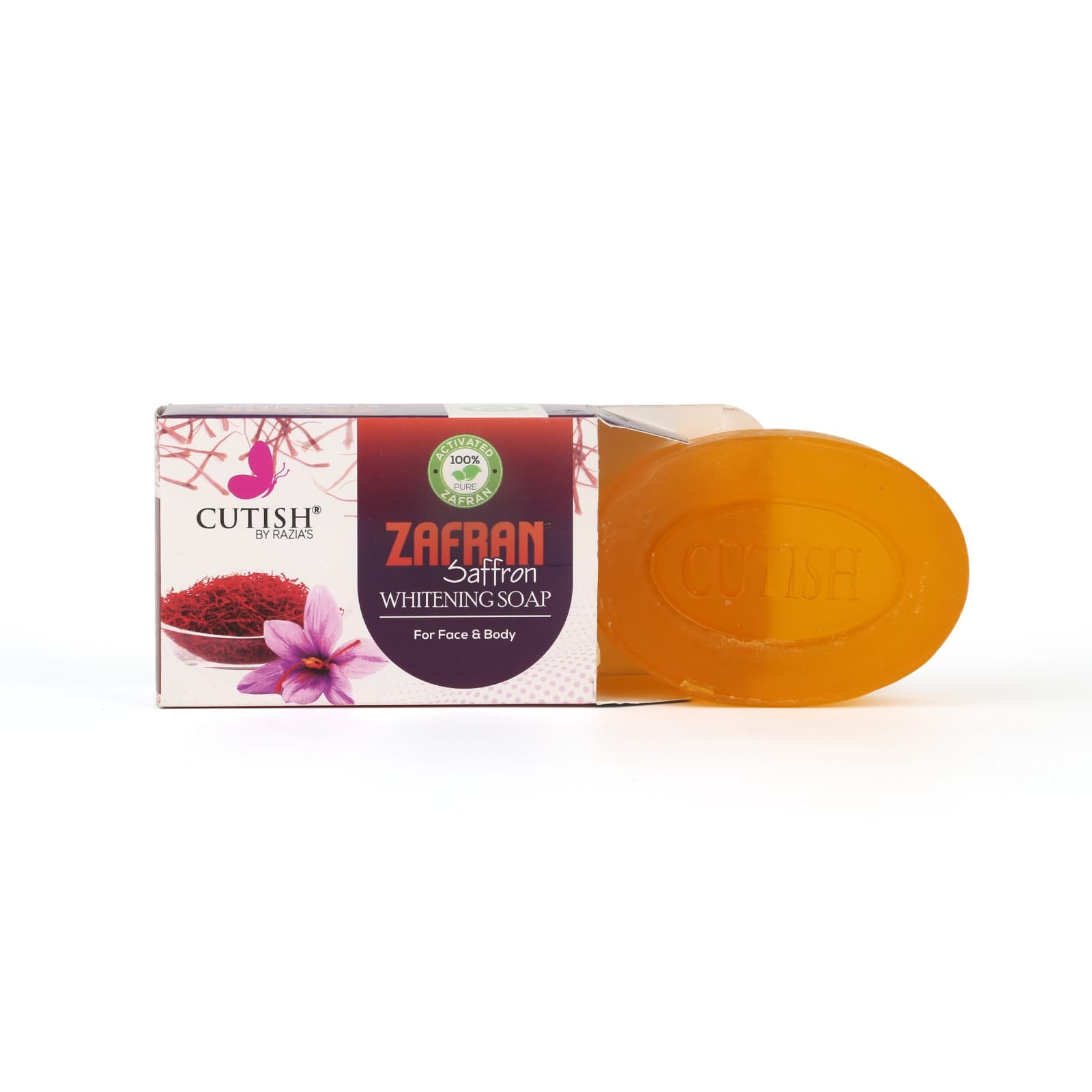🧼 Cutish Zafran Whitening Soap